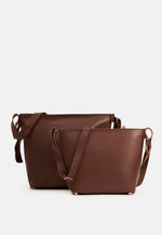 Lade das Bild in den Galerie-Viewer, Aurlands Fjong Schulter und Cross-body tasche in oak