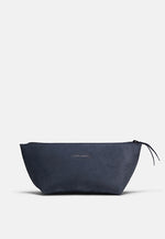 Load image into Gallery viewer, Makeup bag Navy Nubuck