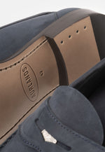 Load image into Gallery viewer, Buxton Navy Nubuck - The Original Penny Loafer