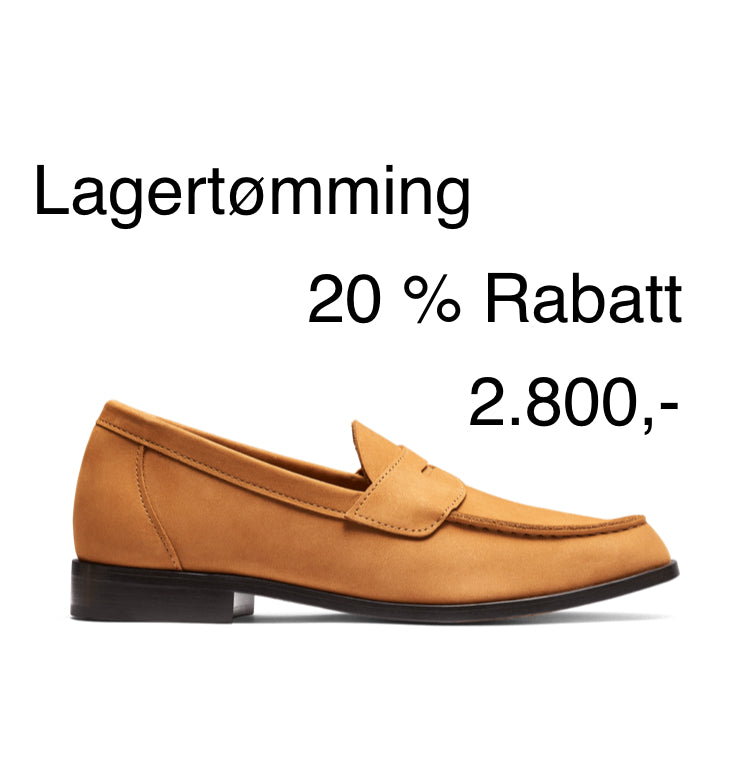 20% rabatt på Aurlands Buxton Nubuck Sand og Ochre