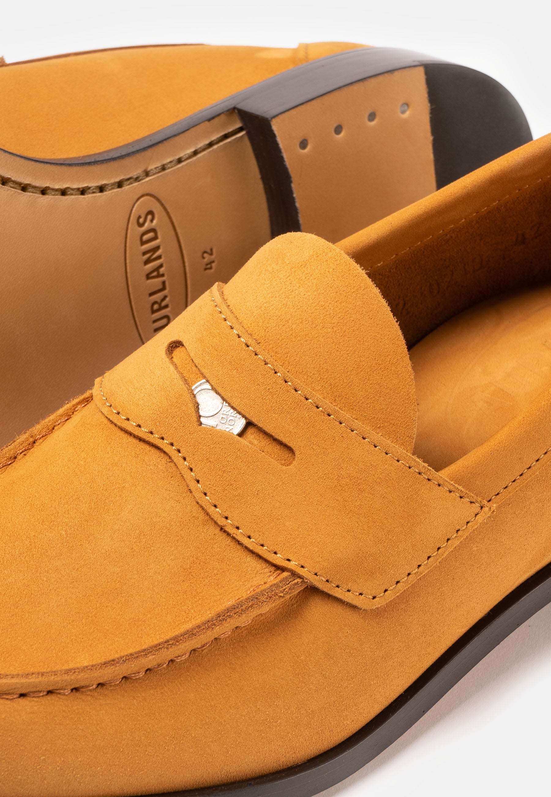 Buxton Ochre Nubuck - The Original Penny Loafer