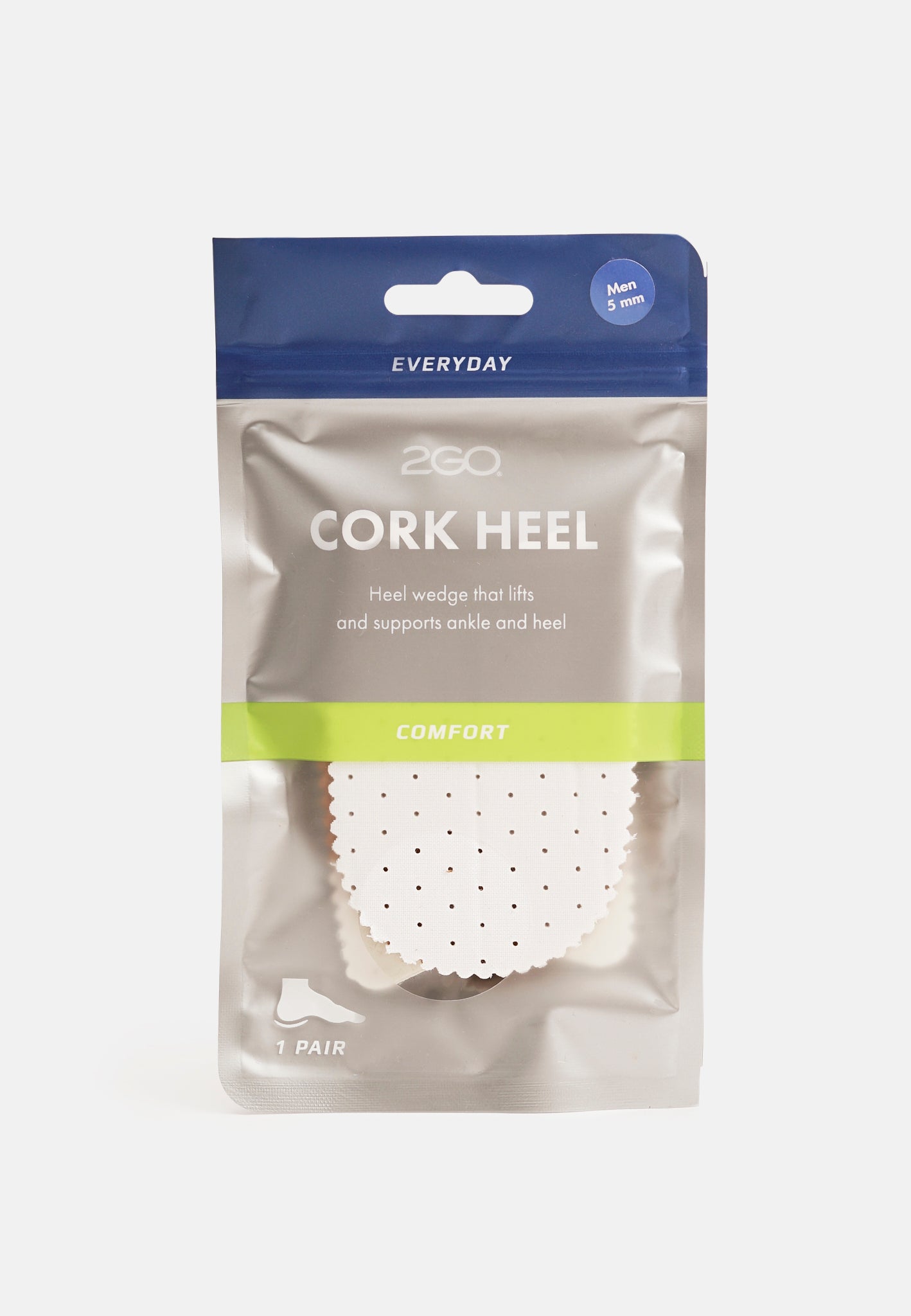 Cork heel