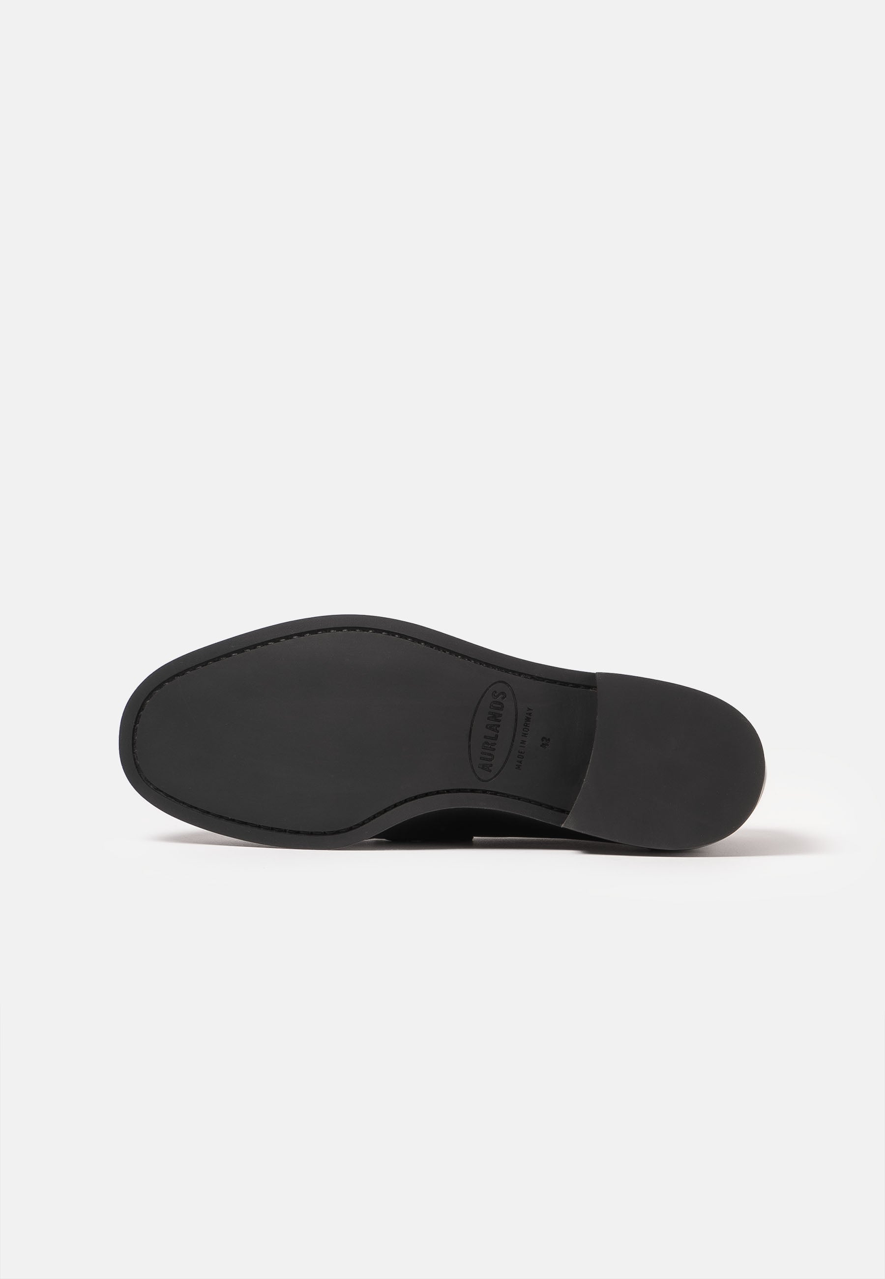 Aurlands Trachtenschuhe fmit Schuhschnalle aus oxidiertem Silber - Original Penny Loafer