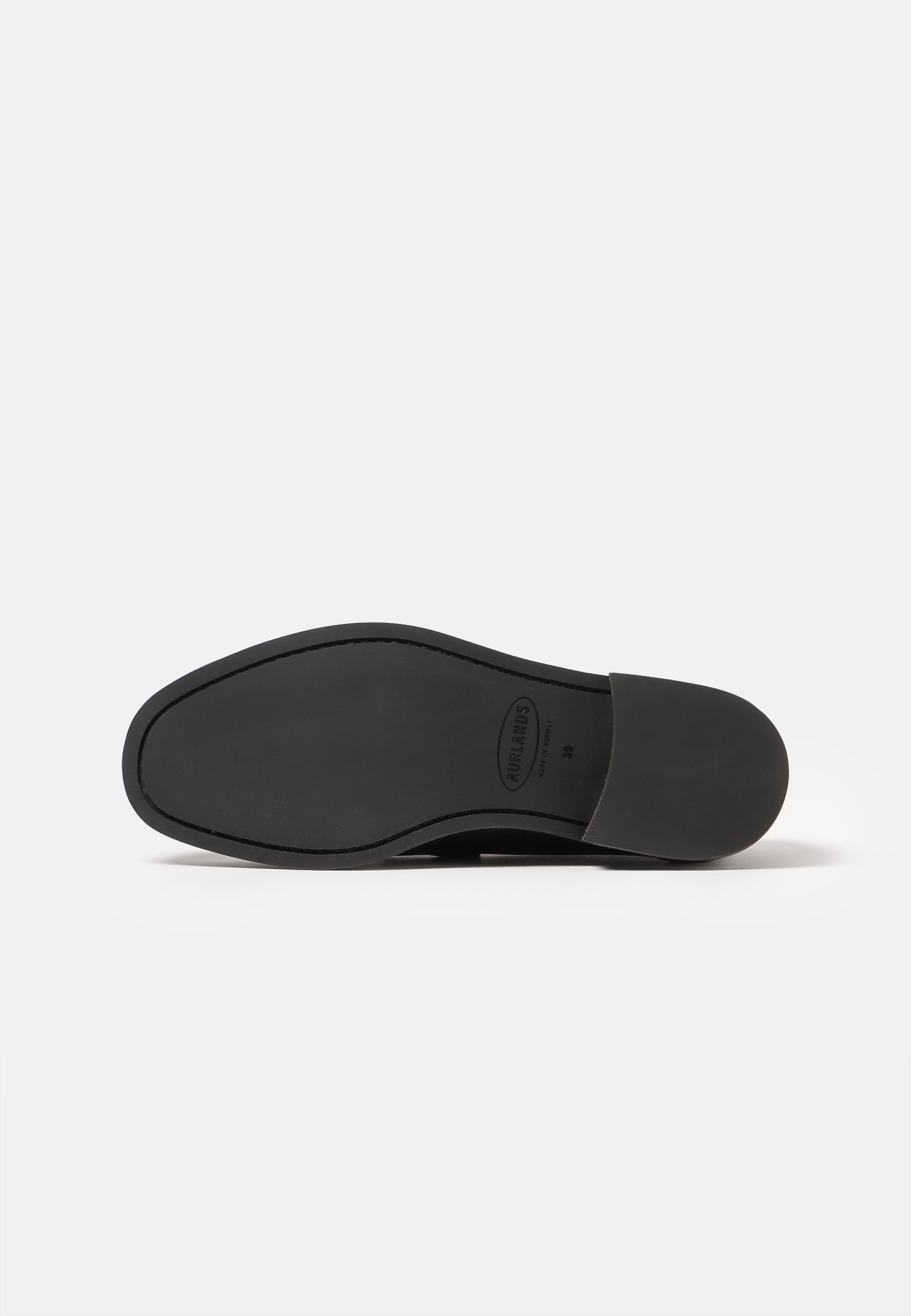 Aurlands Trachtenschuhe fmit Schuhschnalle aus oxidiertem Silber - Original Penny Loafer