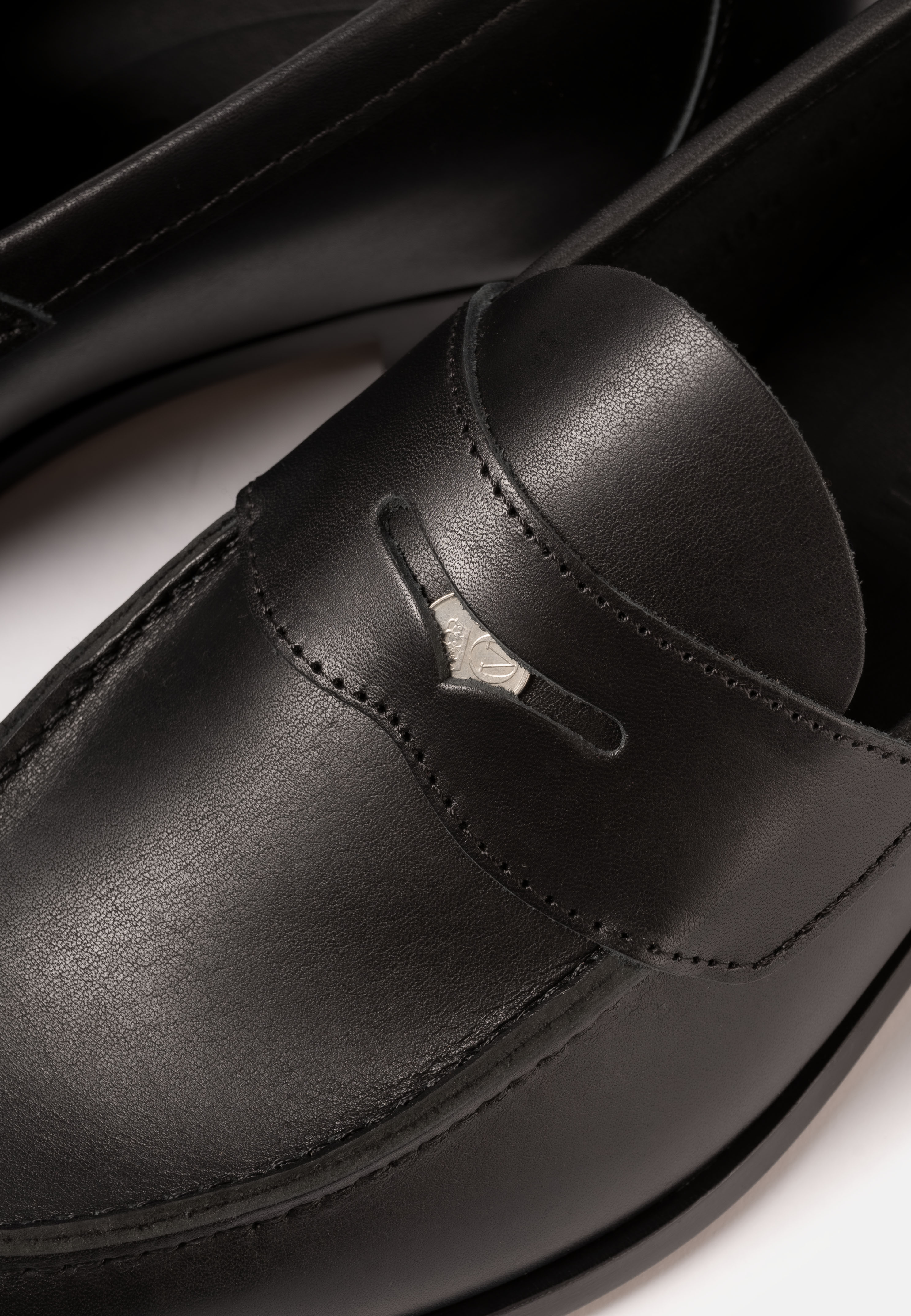 Buxton Svart Nappa - Der Original Penny Loafer