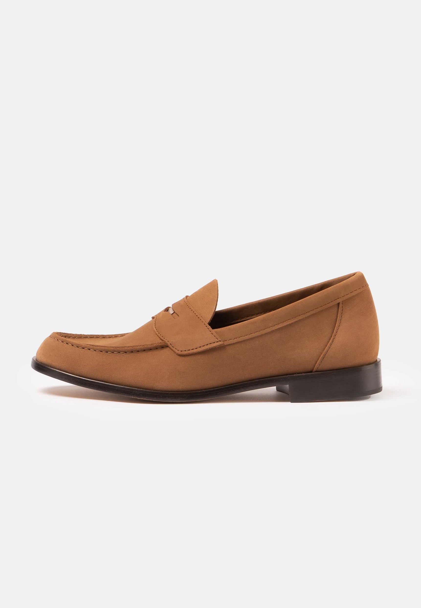 Buxton Sand Nubuck - The Original Penny Loafer