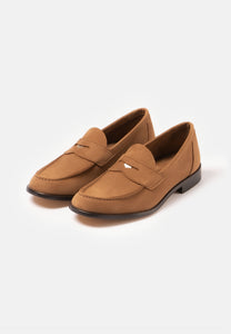 Buxton Sand Nubuck - The Original Penny Loafer