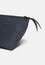 Load image into Gallery viewer, Makeup bag Navy Nubuck
