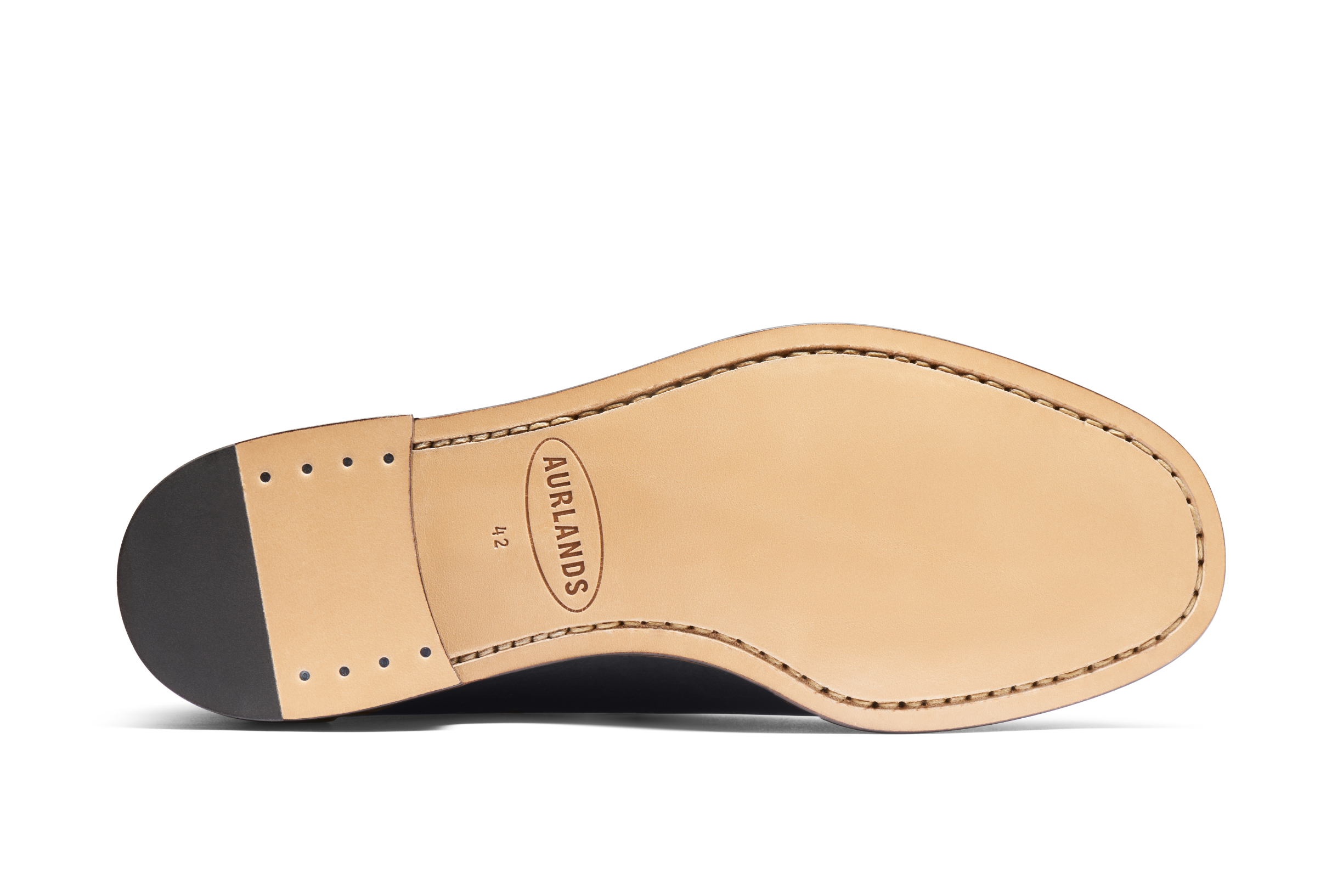 Aurlands Trachtenschuhe fmit Schuhschnalle aus oxidiertem Silber - Original Penny Loafer