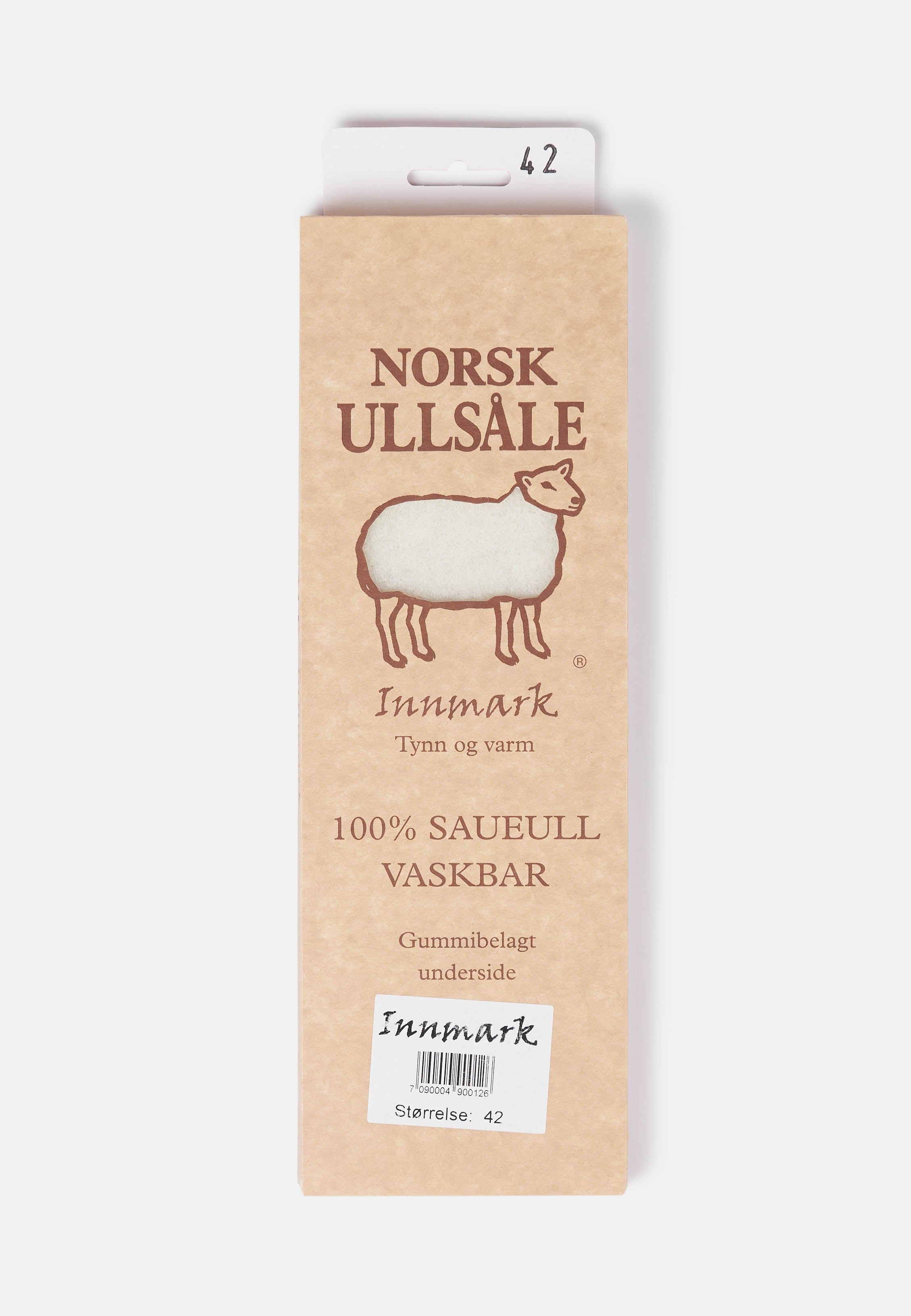 Norwegian wool sole